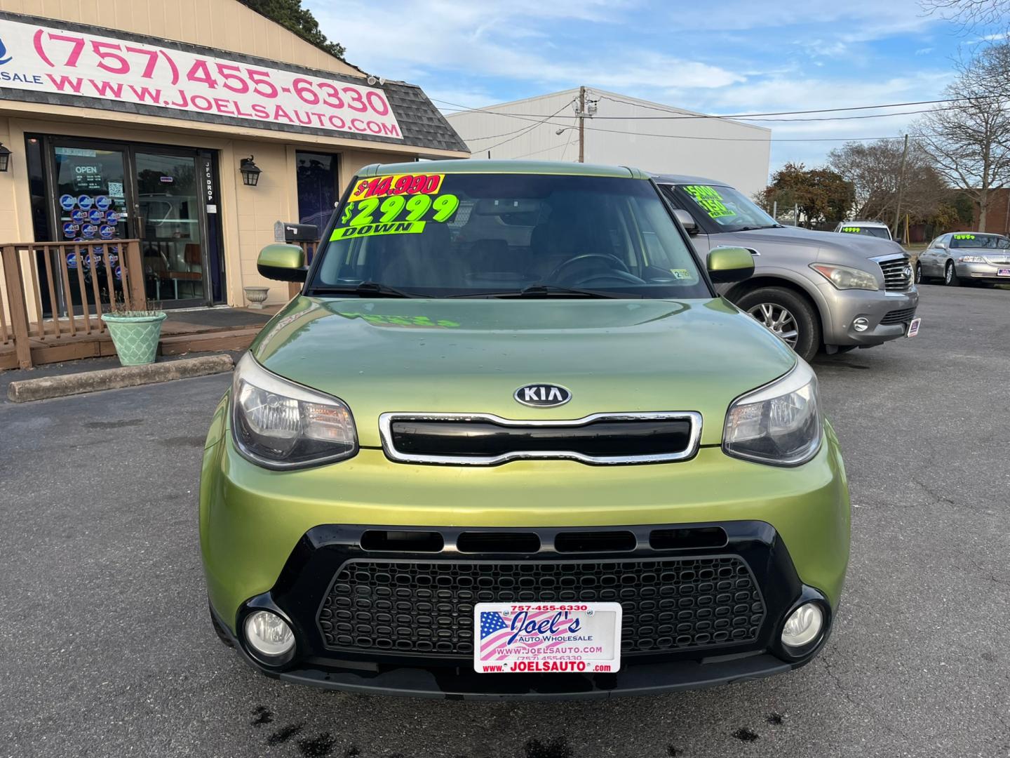 2016 Green /Black Kia Soul + (KNDJP3A5XG7) with an 4 Cylinder engine, Automatic transmission, located at 5700 Curlew Drive, Norfolk, VA, 23502, (757) 455-6330, 36.841885, -76.209412 - Photo#5